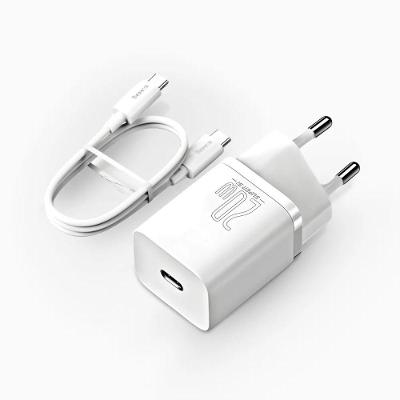 Carregador Turbo 20w Usb Type C 2 Em 1
