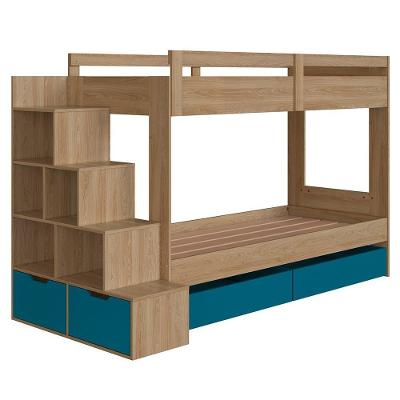 Beliche Infantil Com Escada E 4 Gavetas Infix C06 Aveiro-azul - Mpozenato