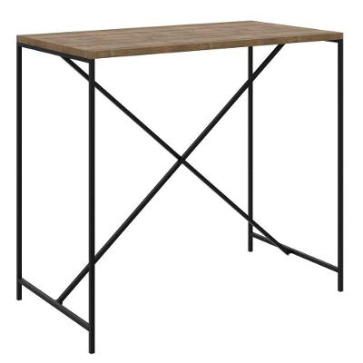 Mesa Para Computador Escrivaninha Estilo Industrial Steel Quadra 27817 Vermont-preta - Artesano