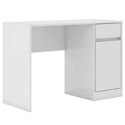 Mesa Para Computador Escrivaninha Office 1 Porta 1gaveta Morada D02 Branco - Mpozenato