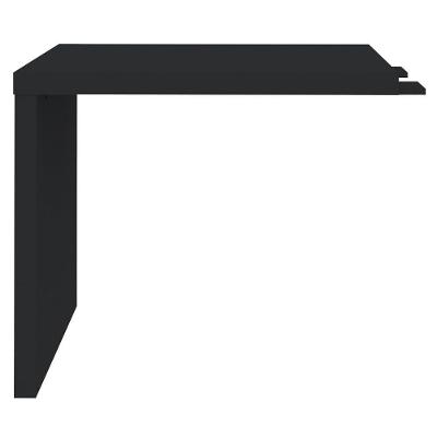 Mesa De Apoio Lateral 89cm Tamburato Preto - Artany