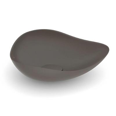 Cuba De Apoio Oval 540x375mm Ruy Ohtake Roca Café Acabamento Fosco - A327a13668