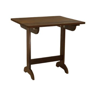 Mesa Dobrável Ipanema 80x70cm Madeira Imbuia Maciça Stain Imbuia