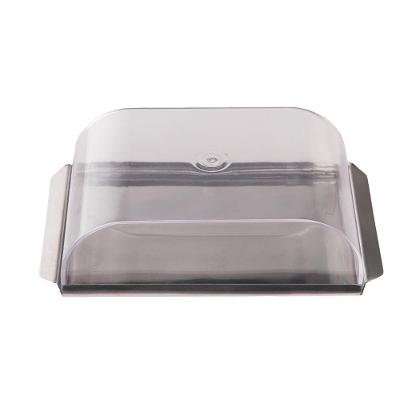 Mantegueira Inox Porta Manteiga Transparente Essence