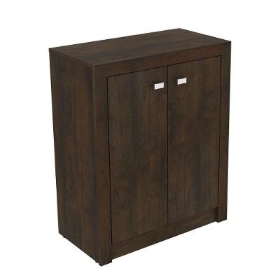 Balcão Para Escritório 2 Portas Me4103 Rústico - Tecno Mobili