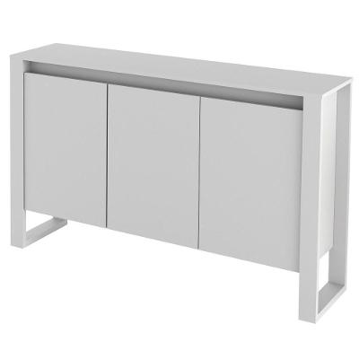 Balcão Para Escritório 3 Portas 1.3 Me4147 Branco - Tecno Mobili