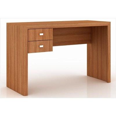 Mesa Para Escritório 02 Gavetas Me4123 Amêndoa - Tecno Mobili