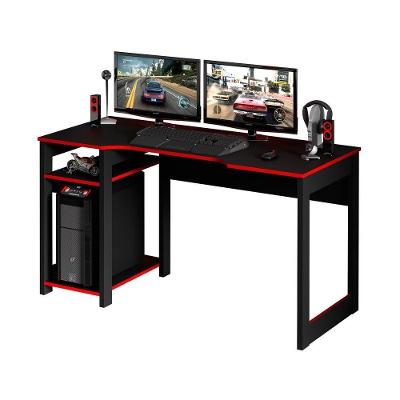 Mesa Para Computador Notebook Gamer Me4152 Preto-vermelho - Tecno Mobili