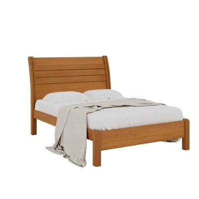 Cama De Casal Queen Esmeralda Plus 100% Mdf D Doro Móveis Cinamomo