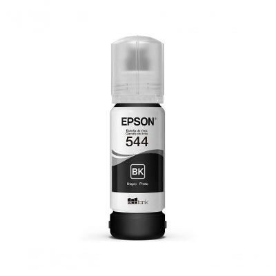 Refil De Tinta Epson T544 Preto 65ml Para Impressoras L3110 - L3150 - L5190 - T544120
