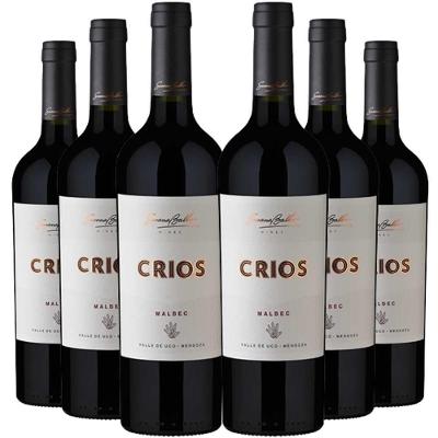 Kit 6 Garrafas Vinho Tinto Susana Balbo Crios Malbec 750ml
