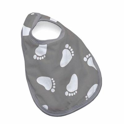 Babador Tecebem Baby Kinder Impermeável C- Botão Mia Cinza