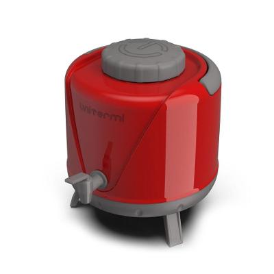 Botijão Arezzo Garrafa Galão Térmico Com Torneira 5l Vermelho