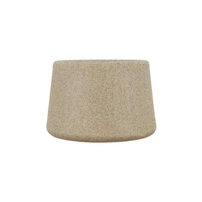 Vaso Tramontina Lótus Em Polietileno Granito Areia 8,5 Cm