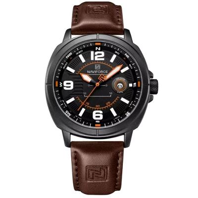 Relógio Masculino De Quartzo Design Esportivo Impermeavel à Prova D'água 3atm Preto Marrom