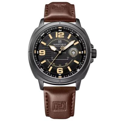 Relógio Masculino De Quartzo Design Esportivo Impermeavel à Prova D'água 3atm Marrom