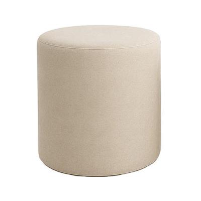 Puff Beca Cilindro Boucle Live - 7 Decor Bege