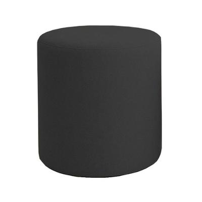 Puff Beca Cilindro Boucle Live - 7 Decor Preto
