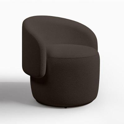 Poltrona Orgânica Beatriz Veludo Elegante - 7 Decor Marrom