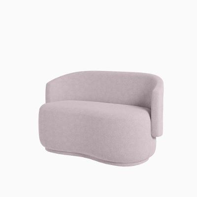 Namoradeira Beatriz Orgânica Boucle Lisa - 7 Decor Rosê