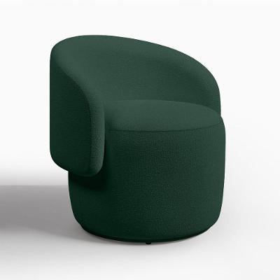 Poltrona Orgânica Beatriz Veludo Elegante - 7 Decor Verde Escuro