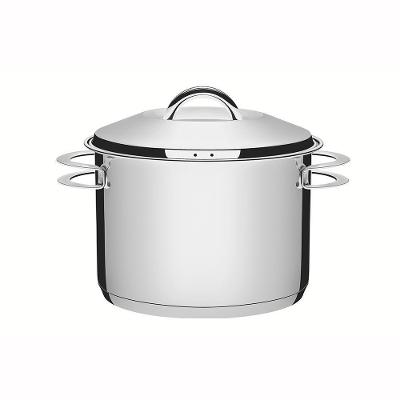 Caldeirão Solar Em Aço Inox Fundo Triplo Com Tampa E Alças 24cm 7,8l - Tramontina 62505240