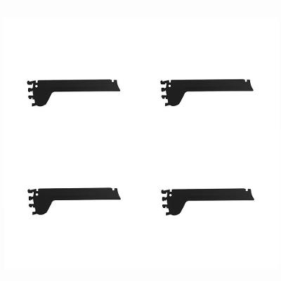 Kit 4 Mão Francesa Apoio Para Bandeja 30cm Slg Gôndolas New Plus Preto - Sa Gôndolas