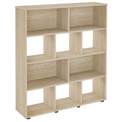 Estante Livreiro 10 Nichos 109x91 Cm Naturale Arly Naturale