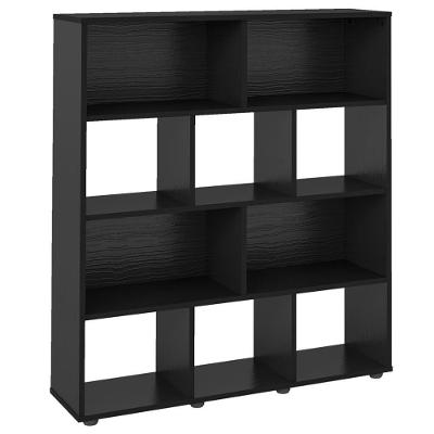 Estante Livreiro 10 Nichos 109x91 Cm Preto Arly Preto