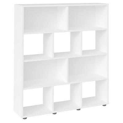 Estante Livreiro 10 Nichos 109x91 Cm Branco Arly Branco
