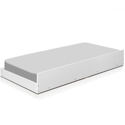 Cama Auxiliar Solteiro Barcelona Branco Tebar Branco