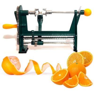 Descascador Laranja Profissional Manual Manivela Descasca Frutas Limao Ajustavel Fixacao Mesa Bancada