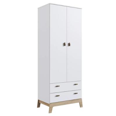 Guarda Roupa Infantil 73cm 2 Portas 2 Gavetas Favo De Mel 005 Branco - Completa Móveis