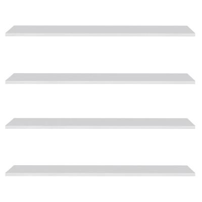 Prateleira Flutuante Para Banheiro Kit 4 Suporte Invisível 68cm Yara Branco - Lumil