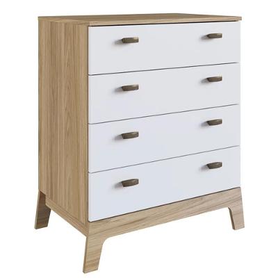 Cômoda Infantil 4 Gavetas 71cm Favo De Mel 003 Itapuã-branco - Completa Móveis