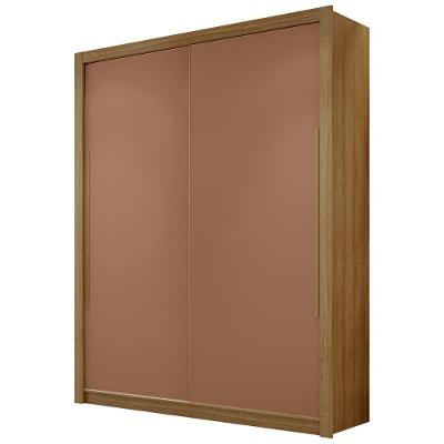 Guarda Roupa Solteiro 188cm 2 Portas Flex Dubai Nature-camarim - Vila Rica