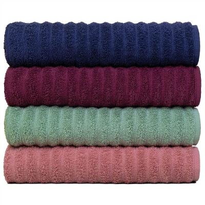 Kit Com 4 Toalhas Banhão Fio Penteado Extra Macia - Soft