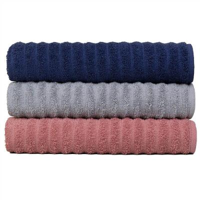 Kit Com 3 Toalhas Banhão Fio Penteado Extra Macia - Soft