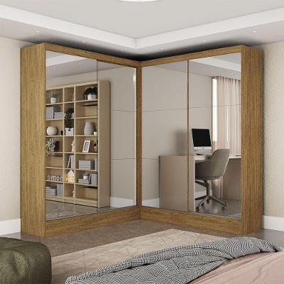 Closet Casal Belém 4 Portas Premium 4 Gavetas Carioca Móveis Cinamomo