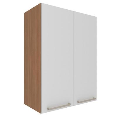 Armario Aereo 2 Portas 60 Cm Mdp Cz3141 Tecno Mobili Freijo Branco