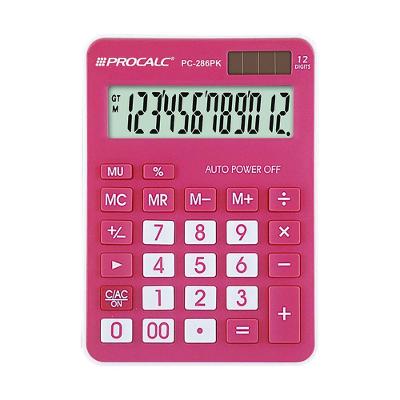 Calculadora De Mesa Procalc Pc286 12 Digitos Preta