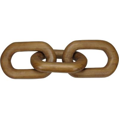 Adorno Corrente Home&co Madeira 5x67x20cm Natural