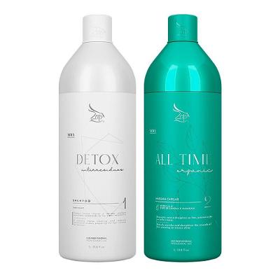 Kit Escova Progressiva Zap All Time Orgânica + Shampoo Detox 1 Litro