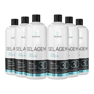 Kit 6 Selagem 3d Borabella Semi Definitiva Orgânica Sem Formol 1 Litro