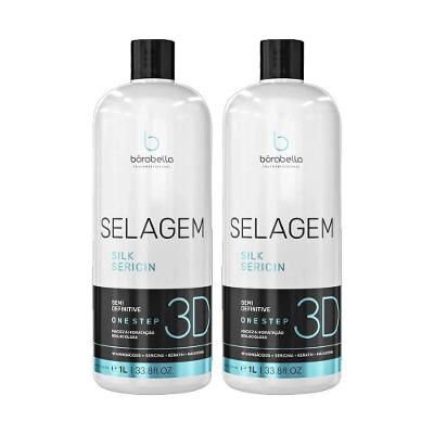 Kit 2 Selagem 3d Borabella Semi Definitiva Orgânica Sem Formol 1 Litro