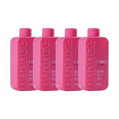 Kit 4 Escovas Progressivas Nuance Liso Perfeito Orgânica 1 Litro