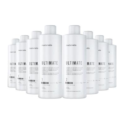 Kit 4 Escovas Progressivas Madame Lis Ultimate + Shampoo Limpeza Profunda 1 Litro