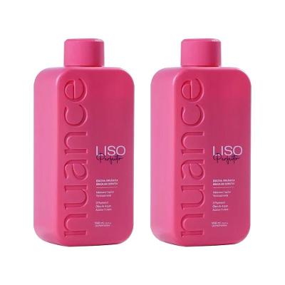 Kit 2 Escovas Progressivas Nuance Liso Perfeito Orgânica 1 Litro
