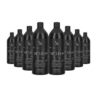 Kit 8 Escovas Progressivas Zap Me Leva Black Passo 2 1 Litro