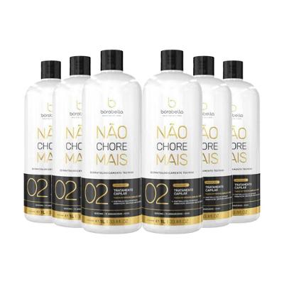 Kit 6 Escovas Progressivas Borabella Não Chore Mais Orgânica 1 Litro